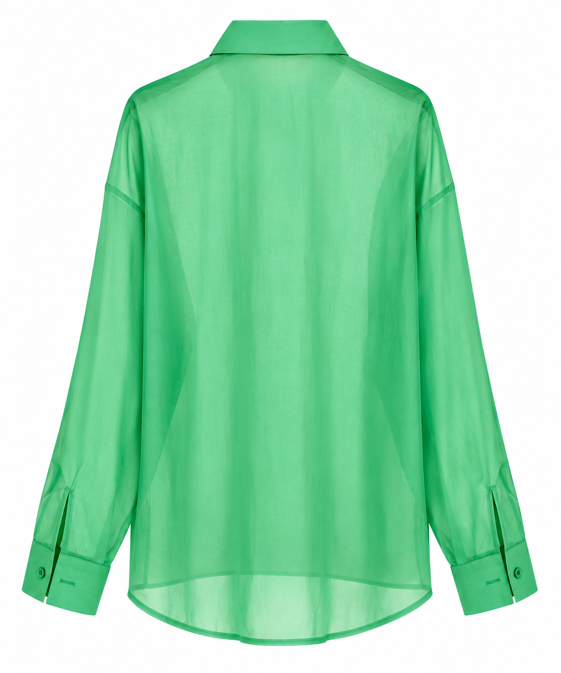 Camicia semitrasparente oversize