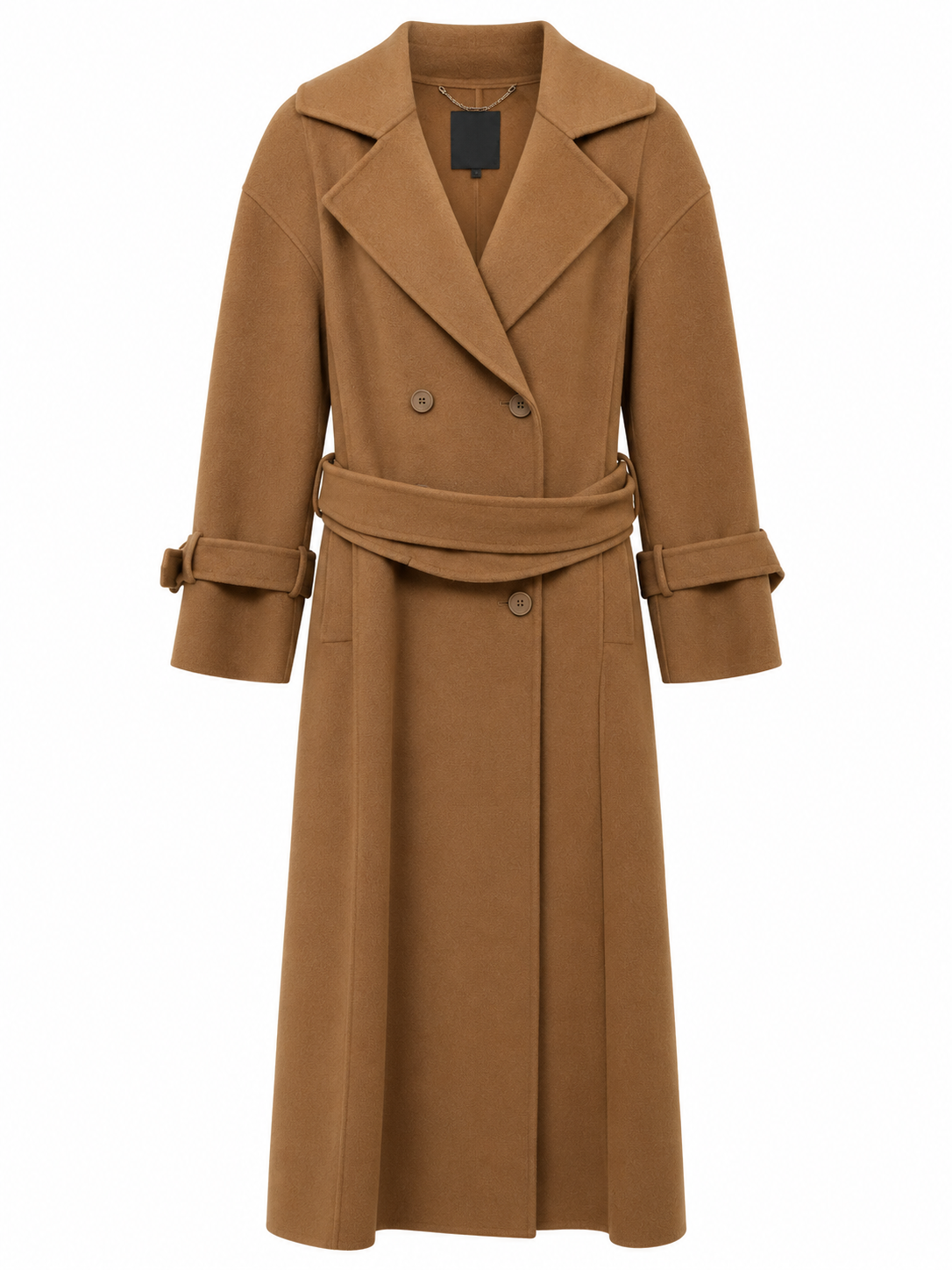 Cappotto con cintura