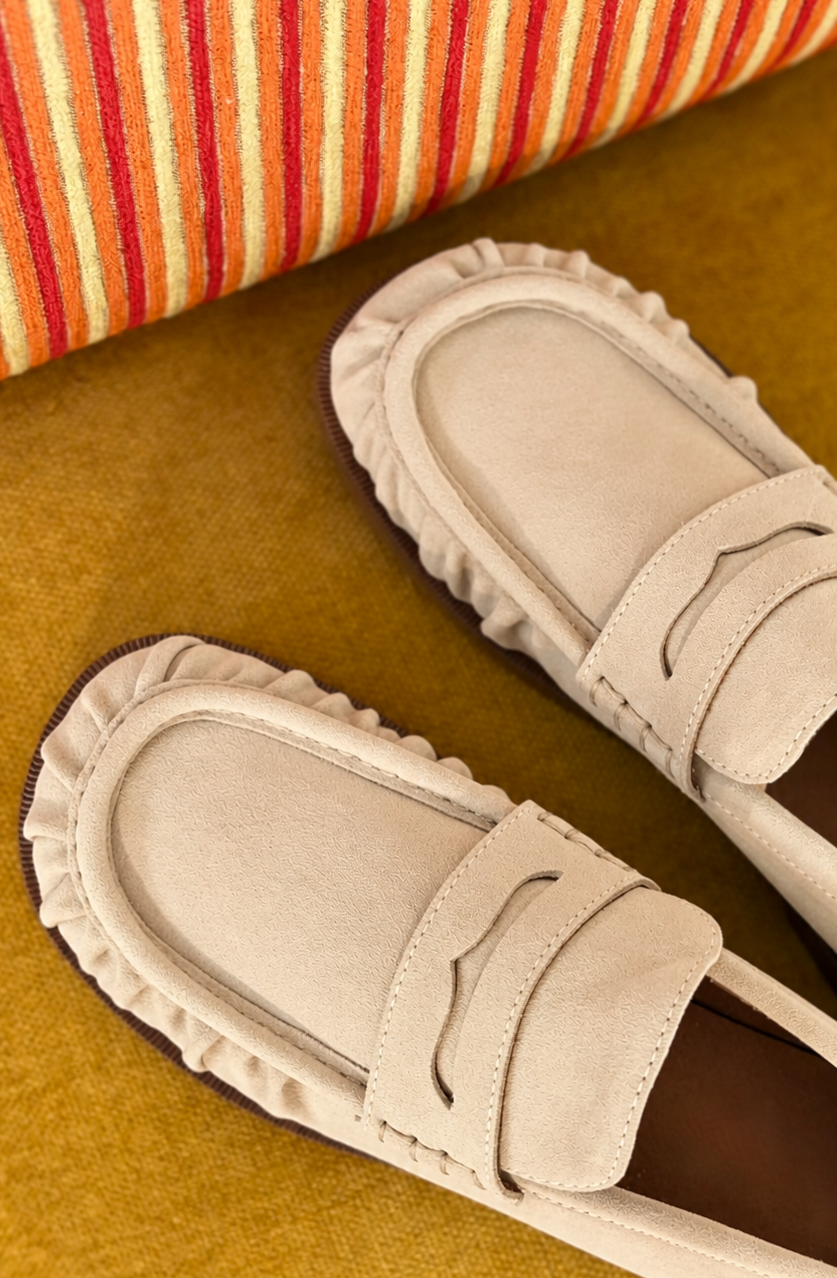 Mocassino camoscio