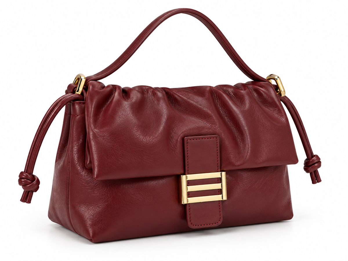 Borsa Fancy Baguette maxi in Pelle