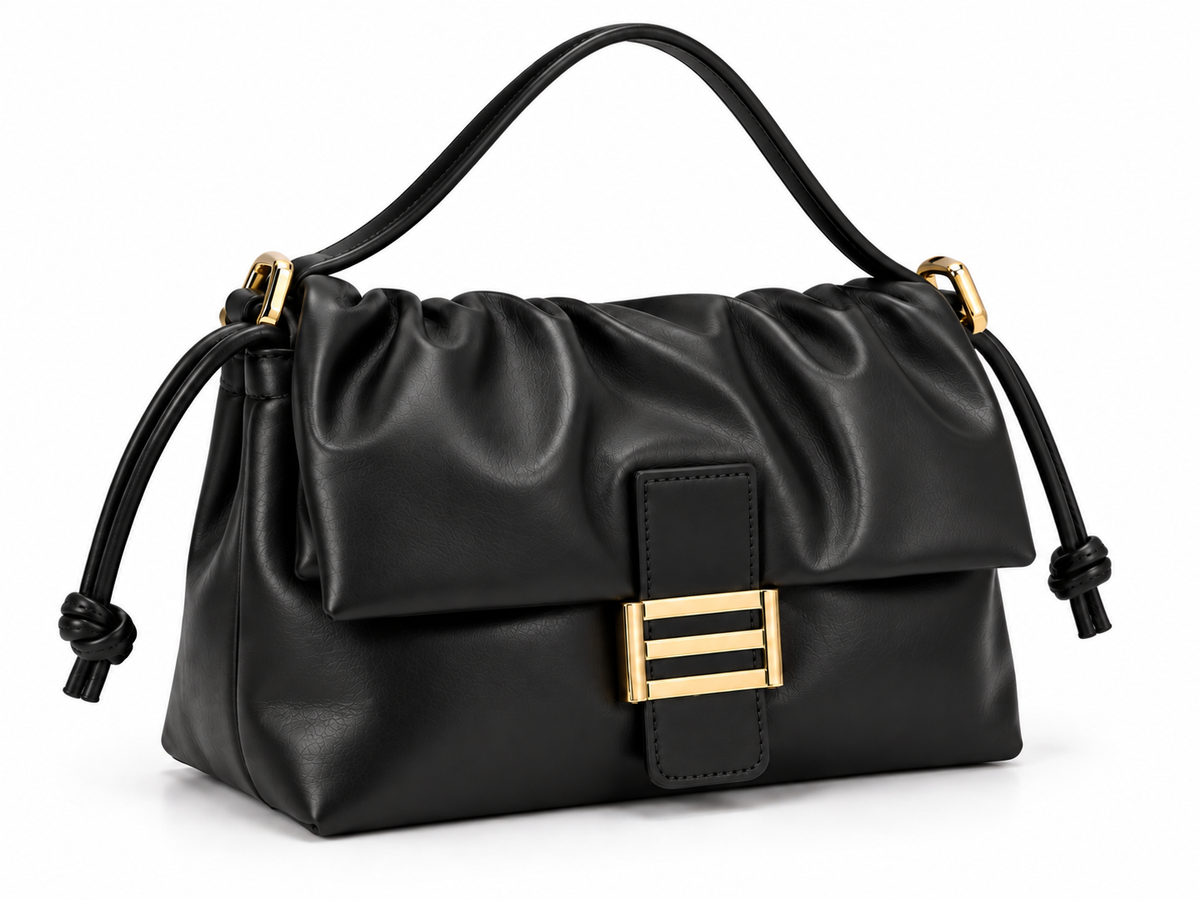 Borsa Fancy Baguette maxi in Pelle