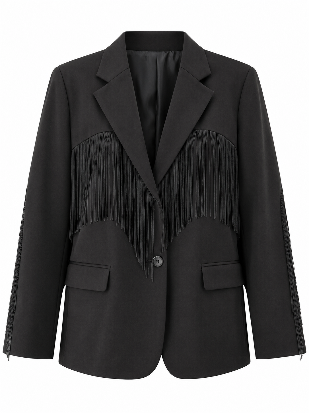 Blazer con frange