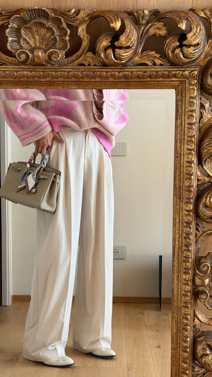 Pantaloni classici a palazzo