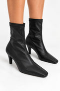 Leather sock boots