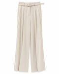 Pantalone palazzo cintura quadrata grande
