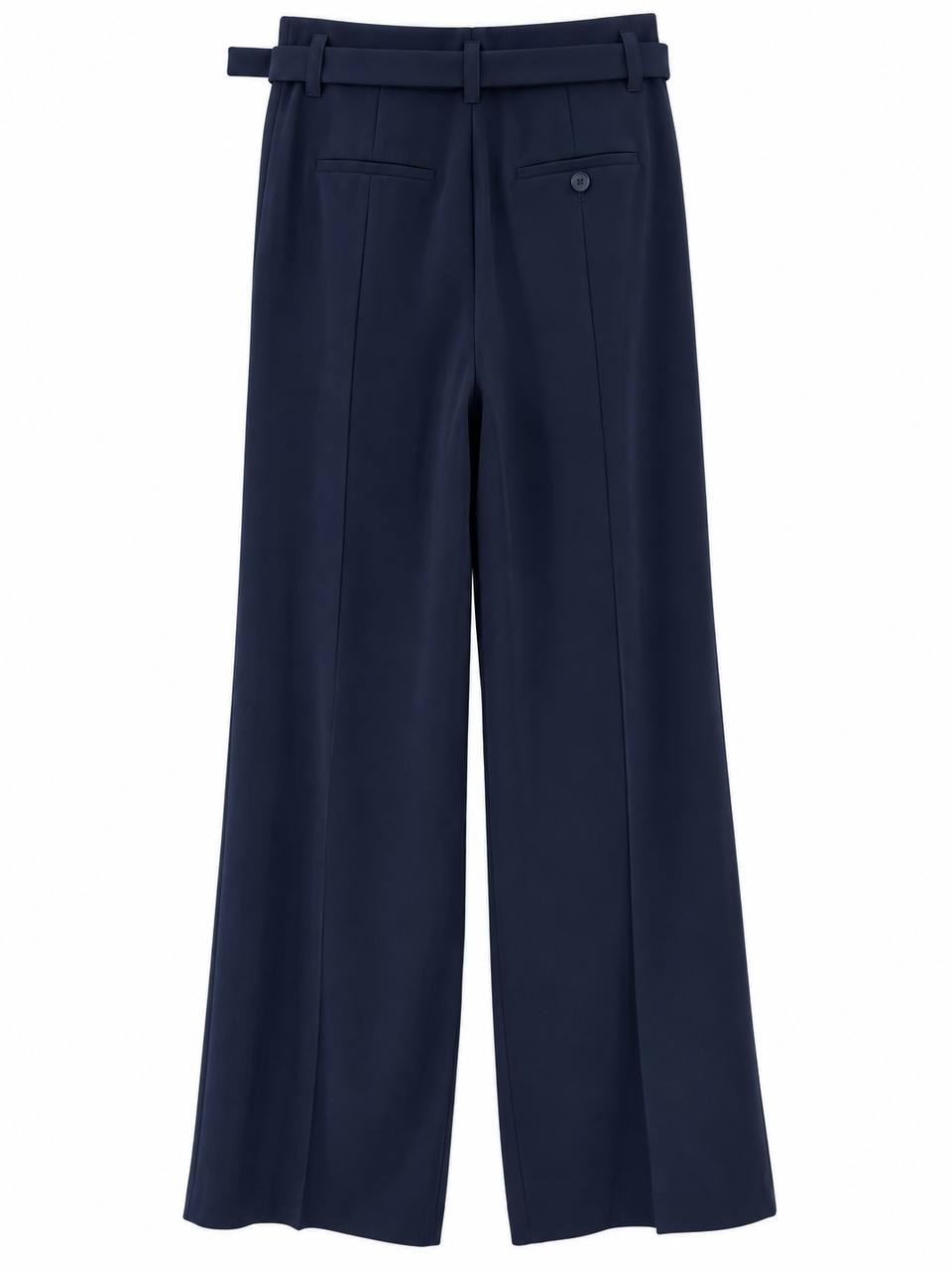 Pantalone palazzo cintura quadrata grande
