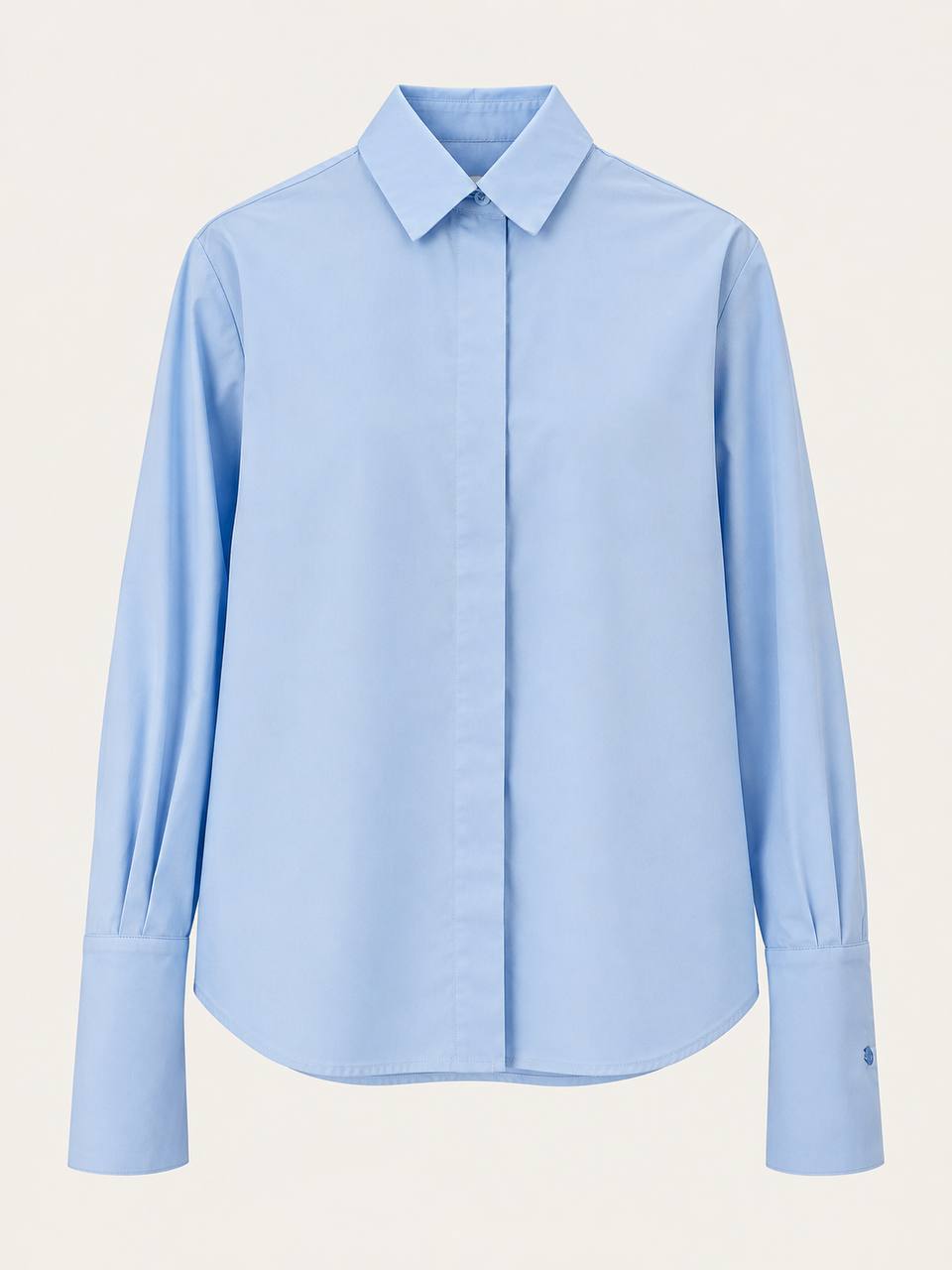 Camicia Iris azzurra