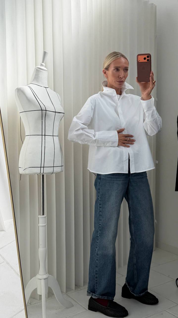 Camicia Iris bianca