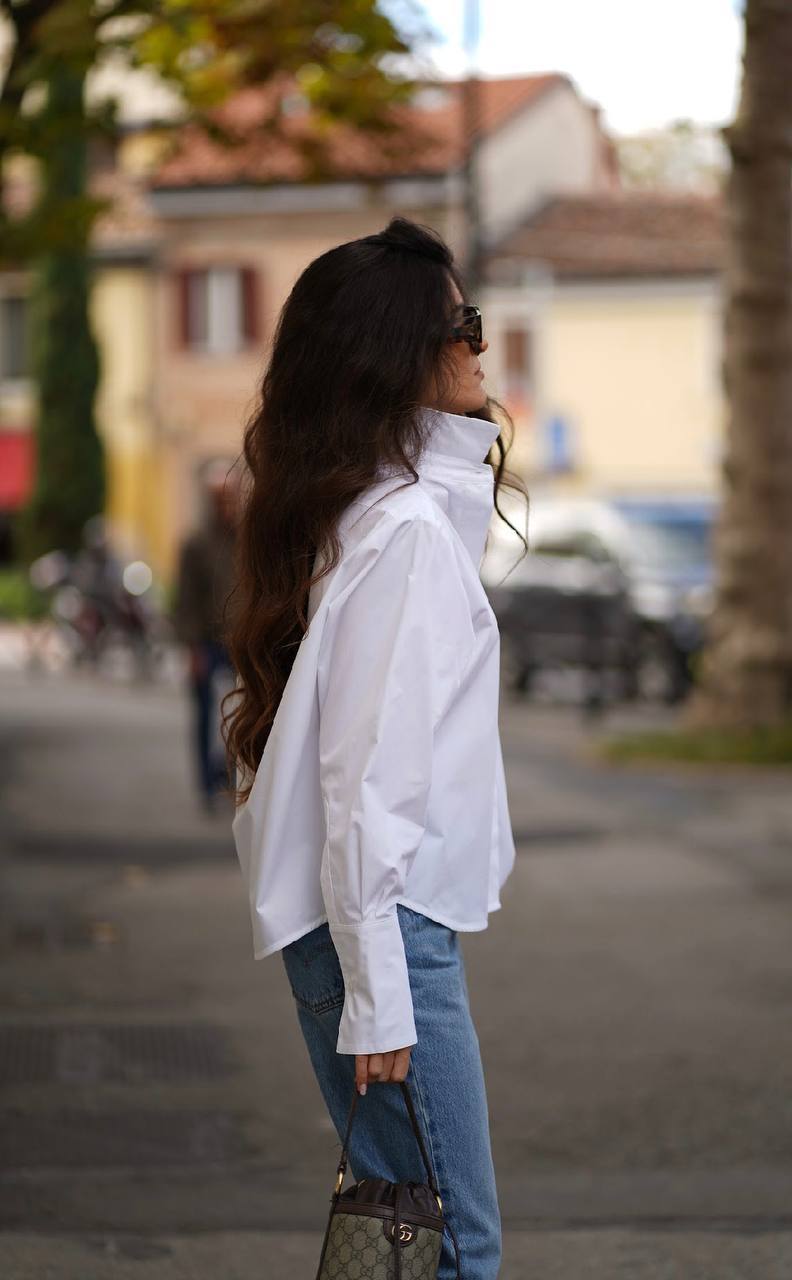 Camicia Iris bianca