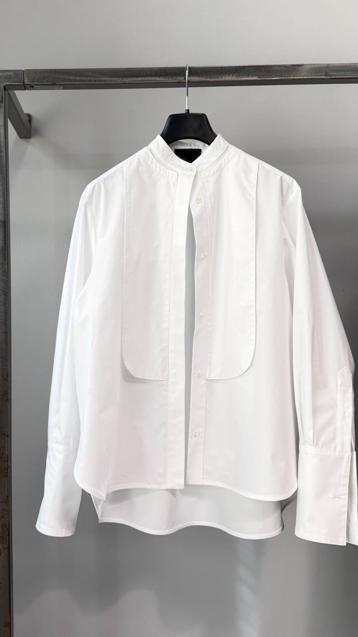 Camicia da poeta bianca