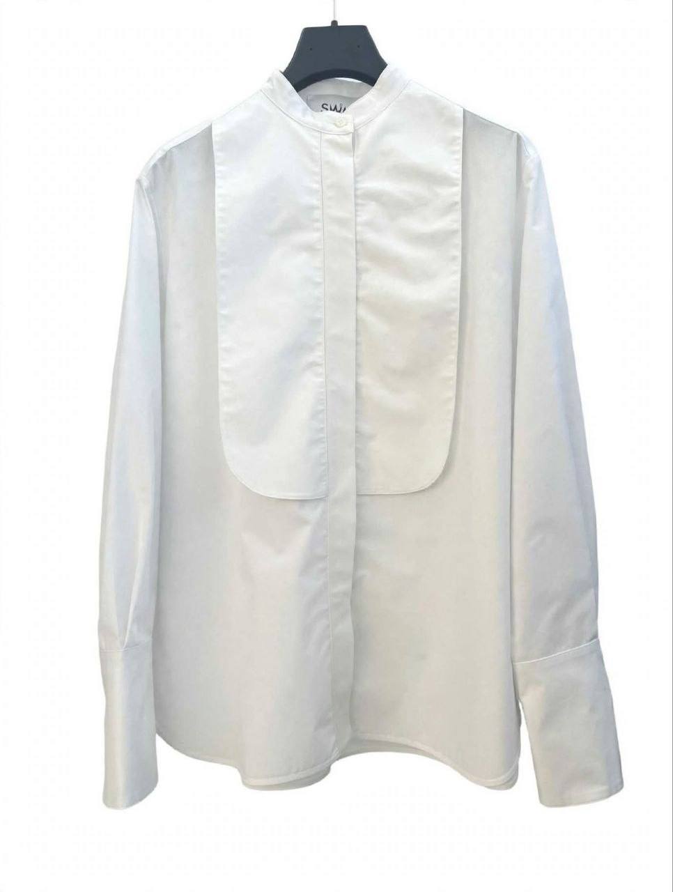 Camicia da poeta bianca