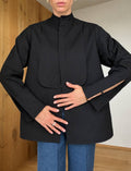 Camicia da poeta nera