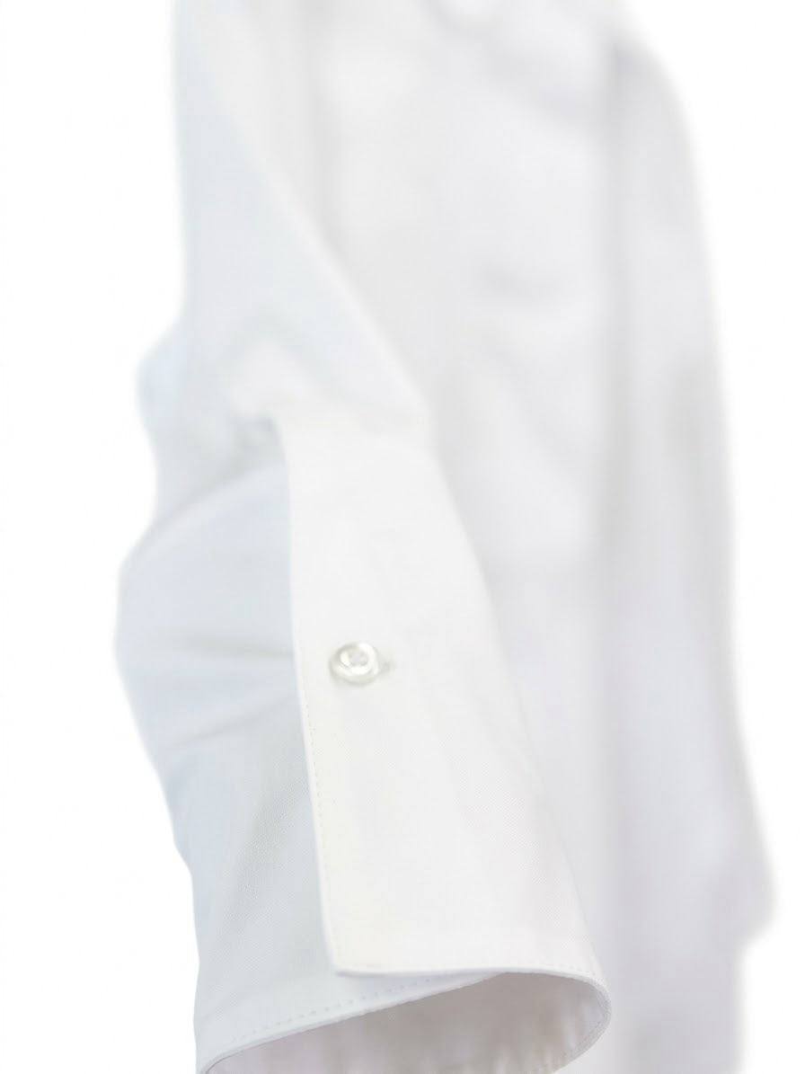 Camicia da poeta lunga bianca