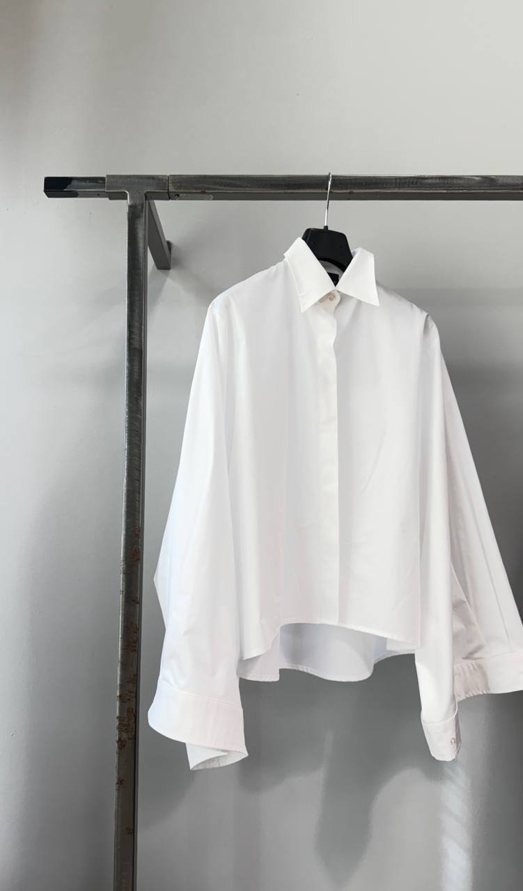 Camicia manica larga bianca