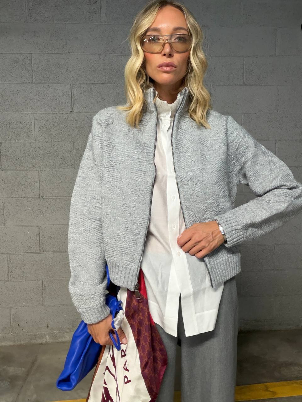 Macramé cardigan