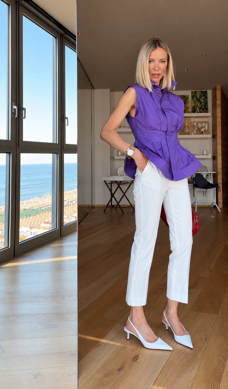 Camicia smanicata Gianna
