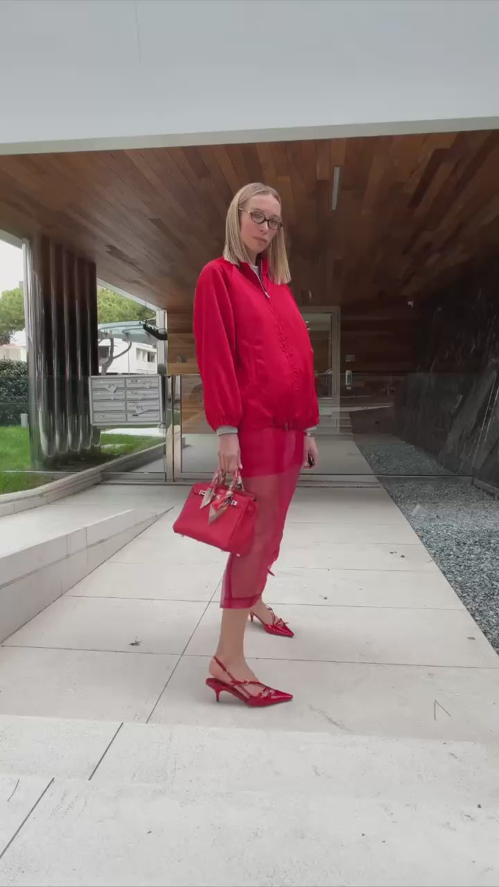 Gonna in tulle trasparente