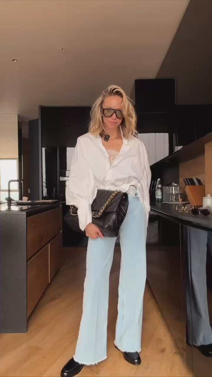 Frayed jeans
